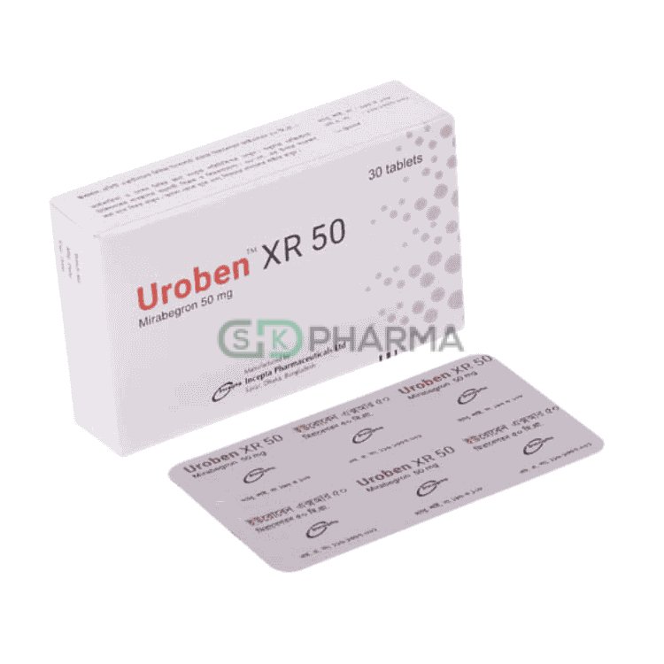 Uroben XR Tablet 50 mg (Mirabegron)