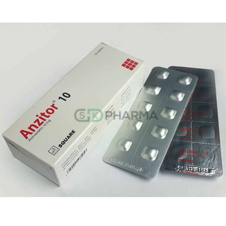 Anzitor Tablet 10 mg (Atorvastatin Calcium)
