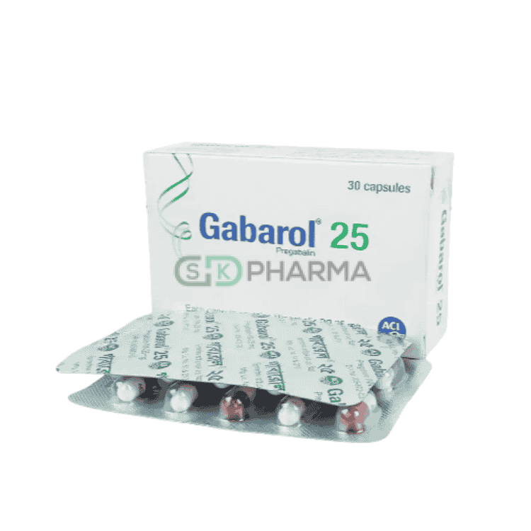 Gabarol Capsule 25 mg (Pregabalin)