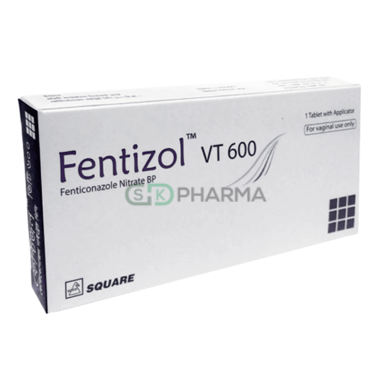 Fentizol VT Vaginal Tablet 600 mg (Fenticonazole Nitrate)