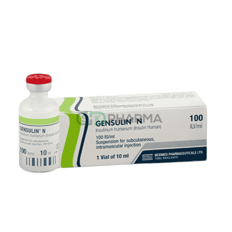 Gensulin N Injection 100 IU/ml (Insulin Human [rDNA])