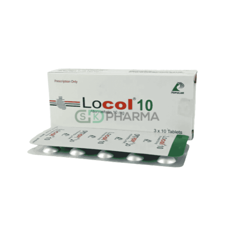 Locol Tablet 10 mg (Atorvastatin Calcium)