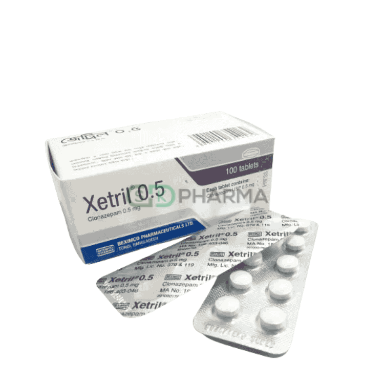 Xetril Tablet 0.5 mg (Clonazepam)