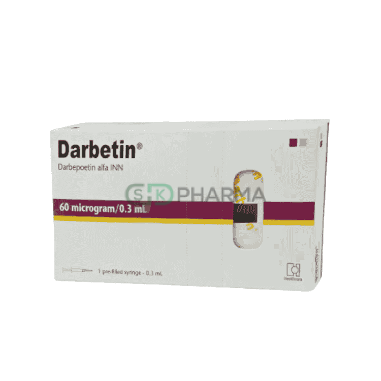 Darbetin Injection 60 mcg/0.3 ml (Darbepoetin Alfa)