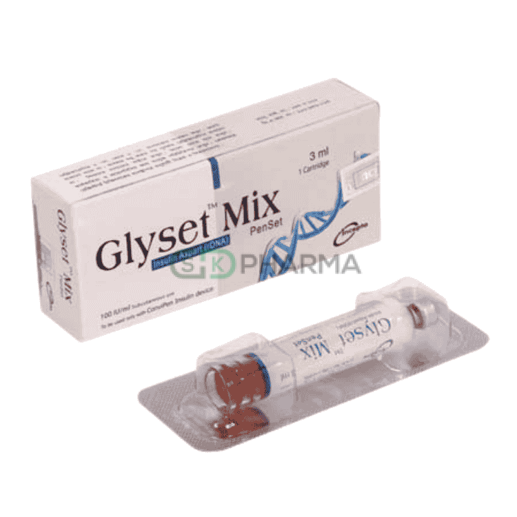 Glyset Mix Injection 100 IU/ml (Insulin Aspart)