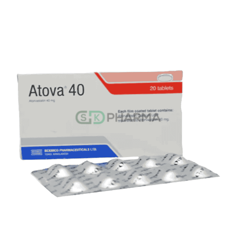 Atova Tablet 40 mg (Atorvastatin Calcium)