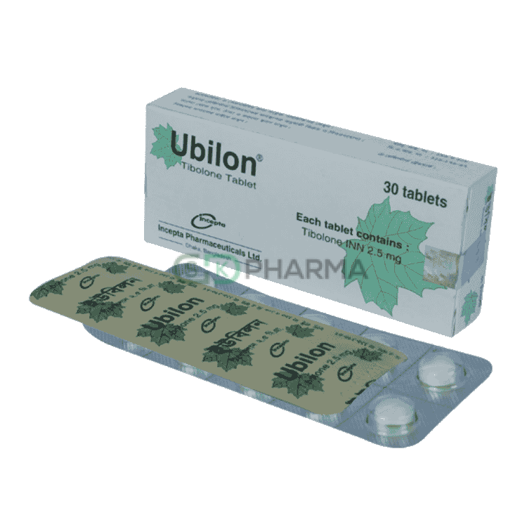 Ubilon Tablet 2.5 mg (Tibolone)