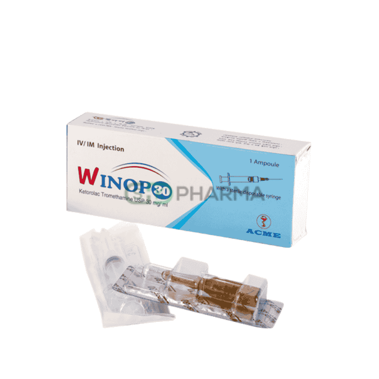 Winop Injection 30 mg/ml (Ketorolac Tromethamine)