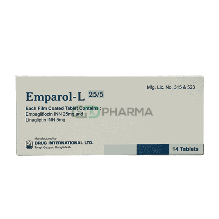Emparol-L Tablet 25 mg+5 mg (Empagliflozin + Linagliptin)
