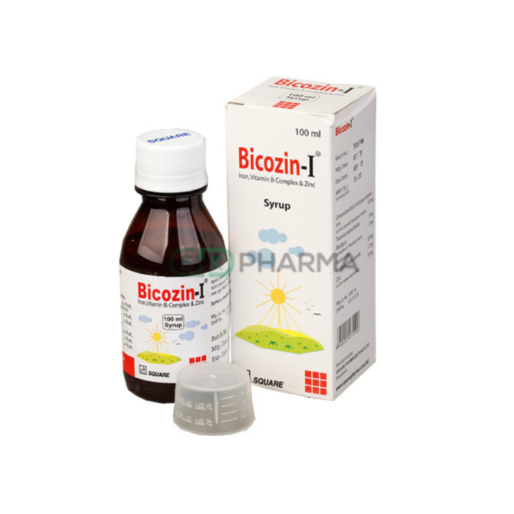 Bicozin-I Syrup Iron Polymaltose (Complex + Vitamin B Complex + Zinc)