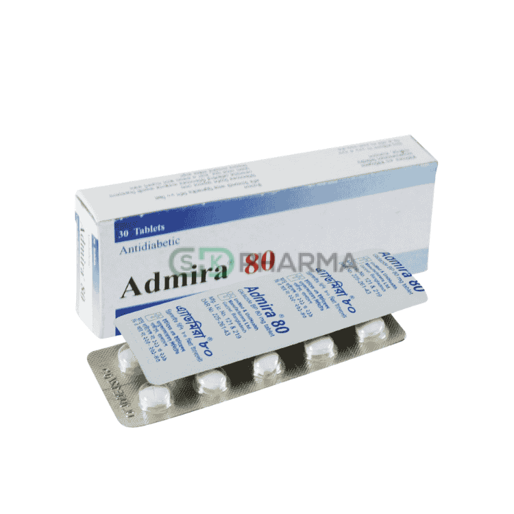 Admira Tablet 80 mg (Gliclazide)
