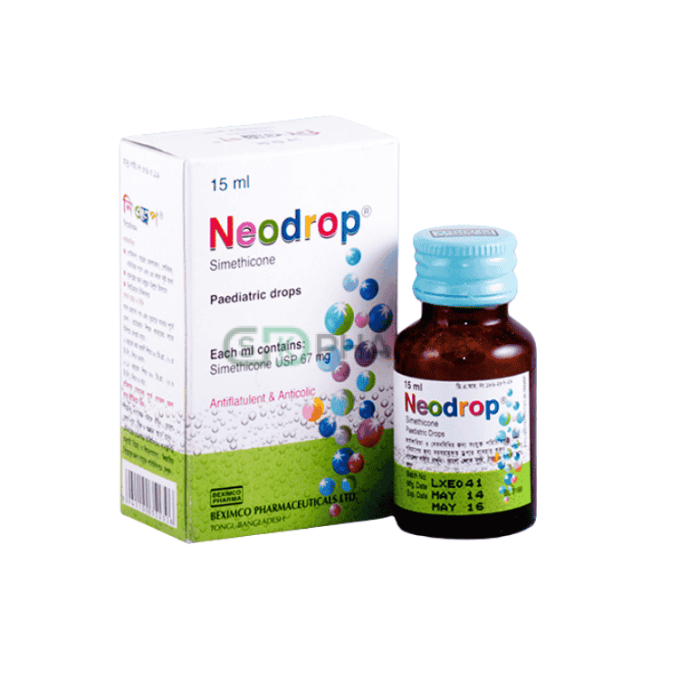 Neodrop Pediatric Drop 67 mg/ml (Simethicone)
