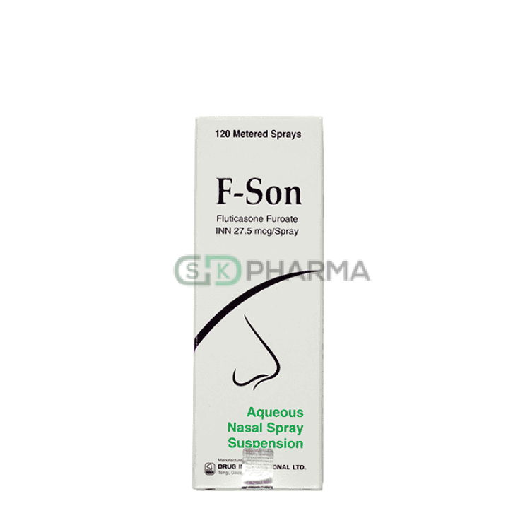 F-Son Nasal Spray 27.5 mcg/spray (Fluticasone Furoate)