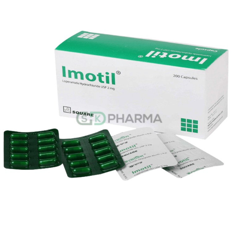 Imotil Capsule 2 mg (Loperamide Hydrochloride)