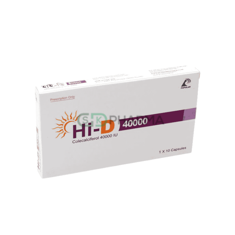 Hi-D Capsule 40000 IU (Cholecalciferol [Vitamin D3])