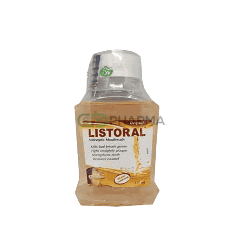 Listoral Original Mouthwash (Menthol + Thymol + Eucalyptol + Methyl Salicylate)