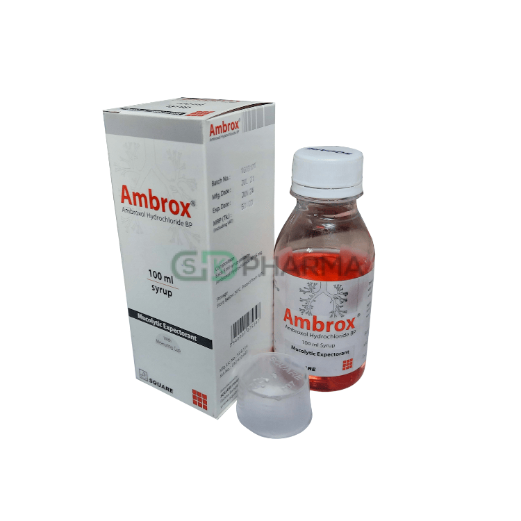 Ambrox Syrup 15 mg/5 ml (Ambroxol Hydrochloride)
