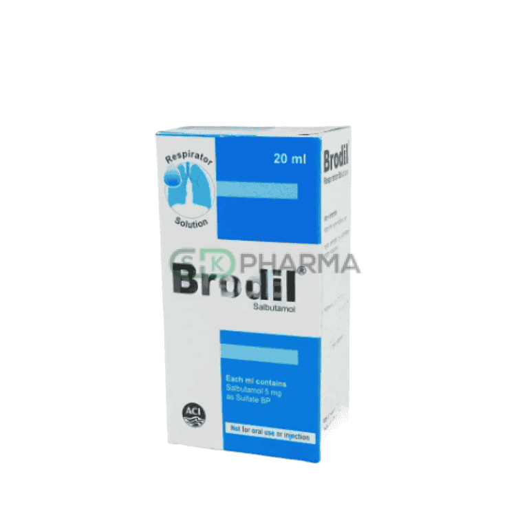 Brodil Respirator Solution 5 mg/ml (Salbutamol)