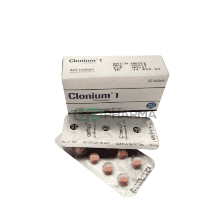 Clonium Tablet 1 mg (Clonazepam)