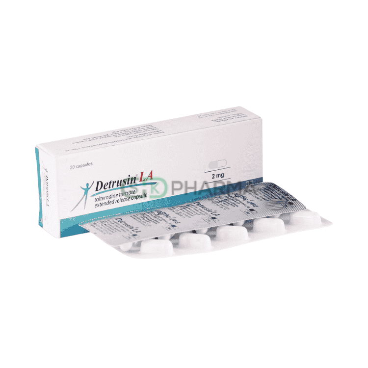 Detrusin LA Capsule 2 mg (Tolterodine Tartrate)