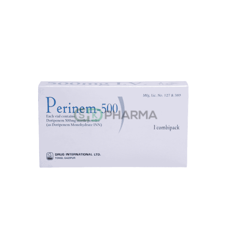 Perinem Injection 500 mg/vial (Doripenem)