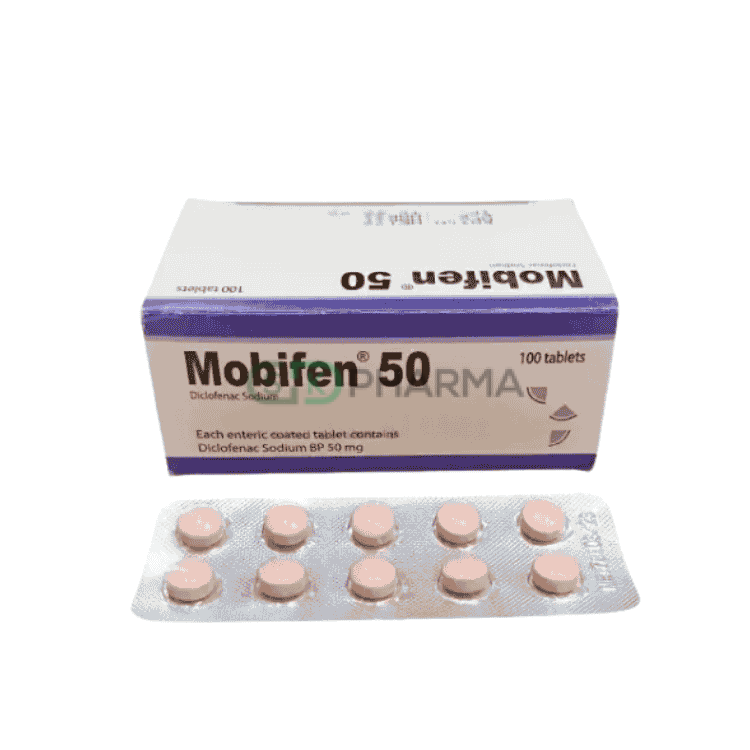 Mobifen Tablet 50 mg (Diclofenac Sodium)