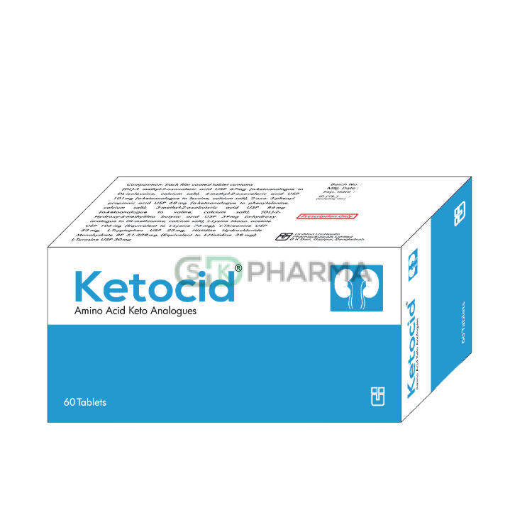 Ketocid Tablet 600 mg (Amino Acid Ketoanalogues)