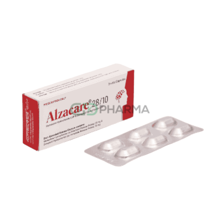 Alzacare Capsule 28 mg+10 mg (Memantine + Donepezil)