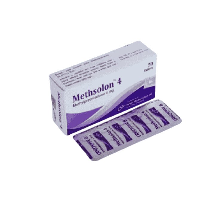 Methsolon Tablet 4 mg (Methylprednisolone)