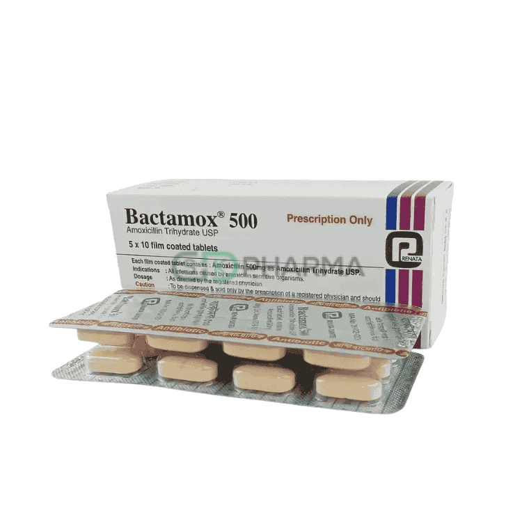 Bactamox Tablet 500 mg (Amoxicillin Trihydrate)