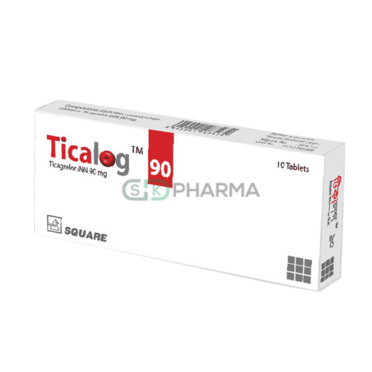Ticalog Tablet 90 mg (Ticagrelor)