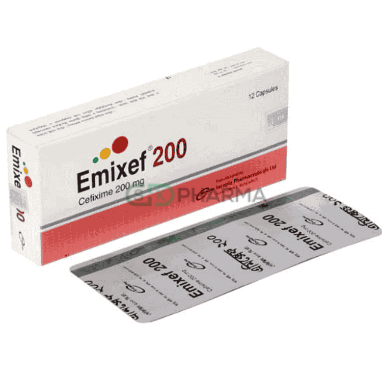 Emixef Capsule 200 mg (Cefixime Trihydrate)