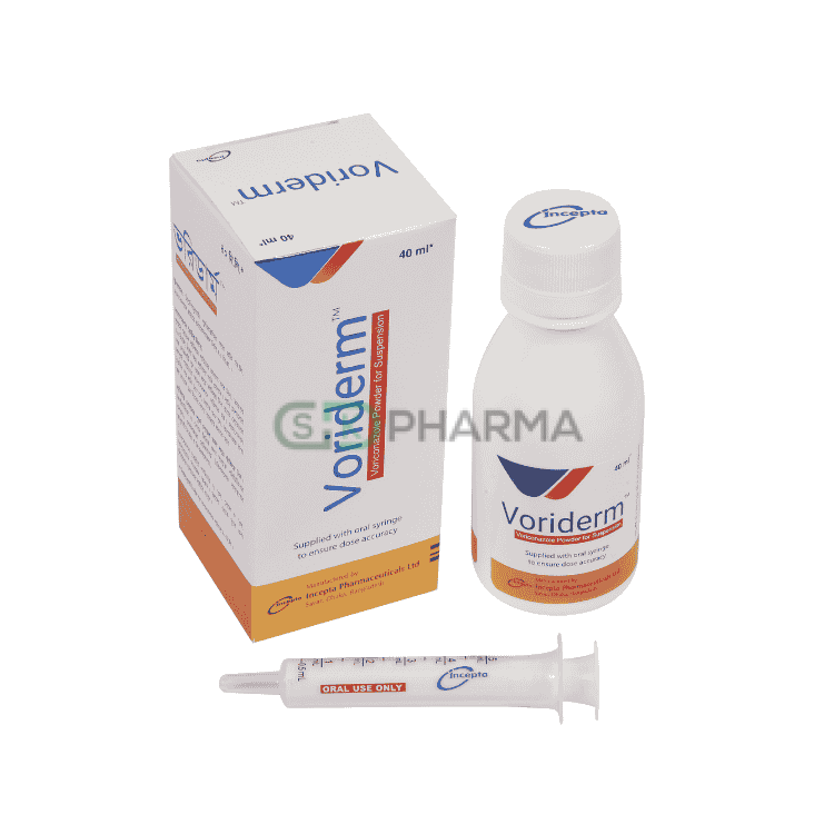 Voriderm Suspension 200 mg/5 ml (Voriconazole)