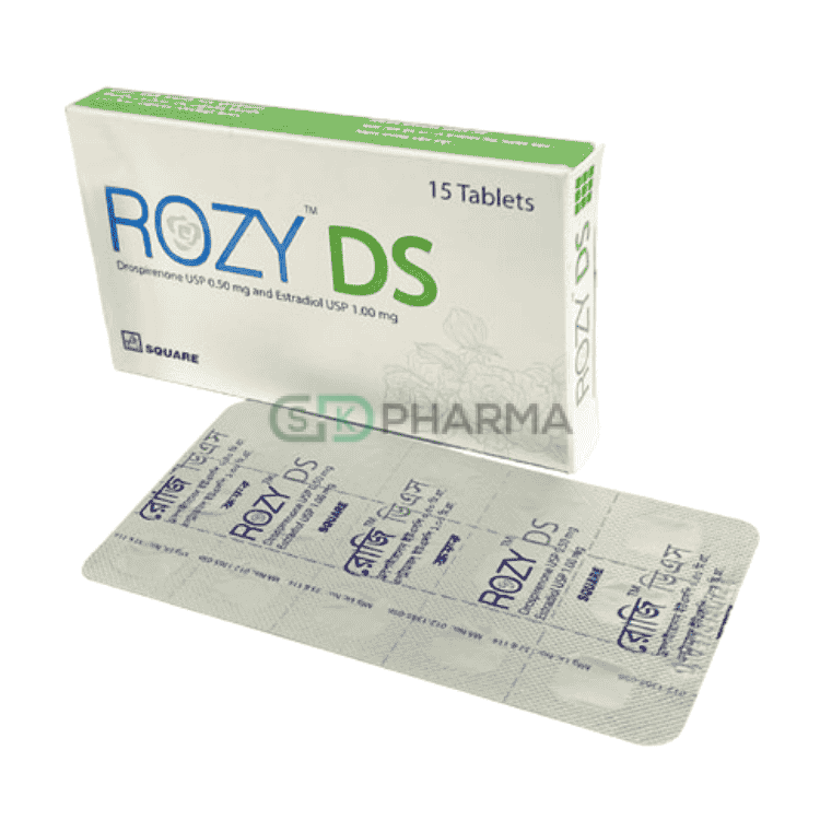 Rozy DS Tablet 1 mg+0.5 mg (Drospirenone + Estradiol)