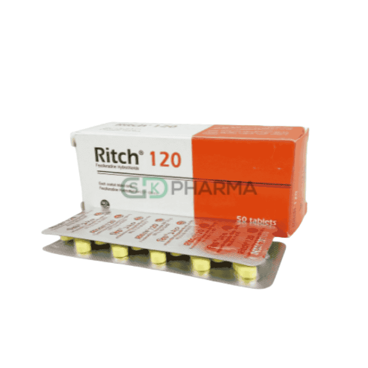 Ritch Tablet 120 mg (Fexofenadine Hydrochloride)