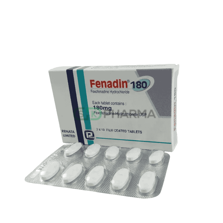 Fenadin Tablet 180 mg (Fexofenadine Hydrochloride)
