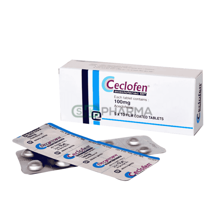 Ceclofen Tablet 100 mg (Aceclofenac)