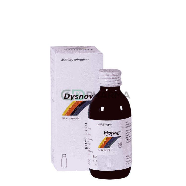 Dysnov Suspension 5 mg/5 ml (Domperidone Maleate)