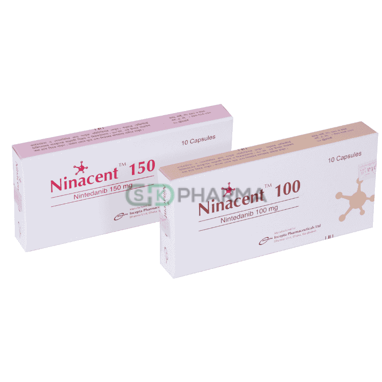 Ninacent Capsule 150 mg (Nintedanib)