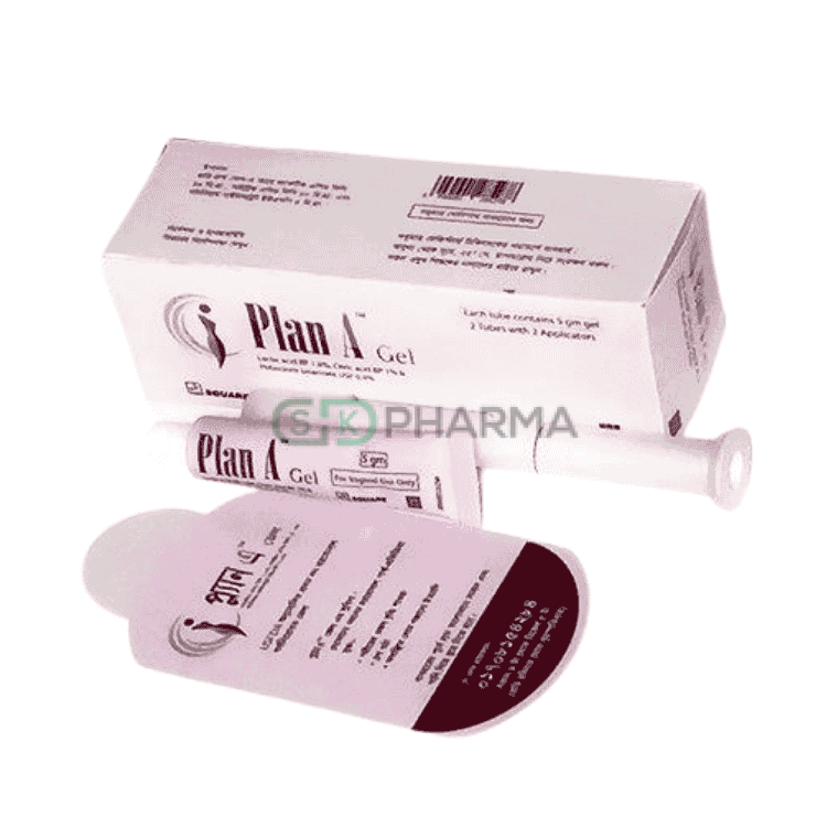 Plan A Vaginal Gel 1.8%+1%+0.4% (Lactic acid + Citric acid + Potassium bitartrate)