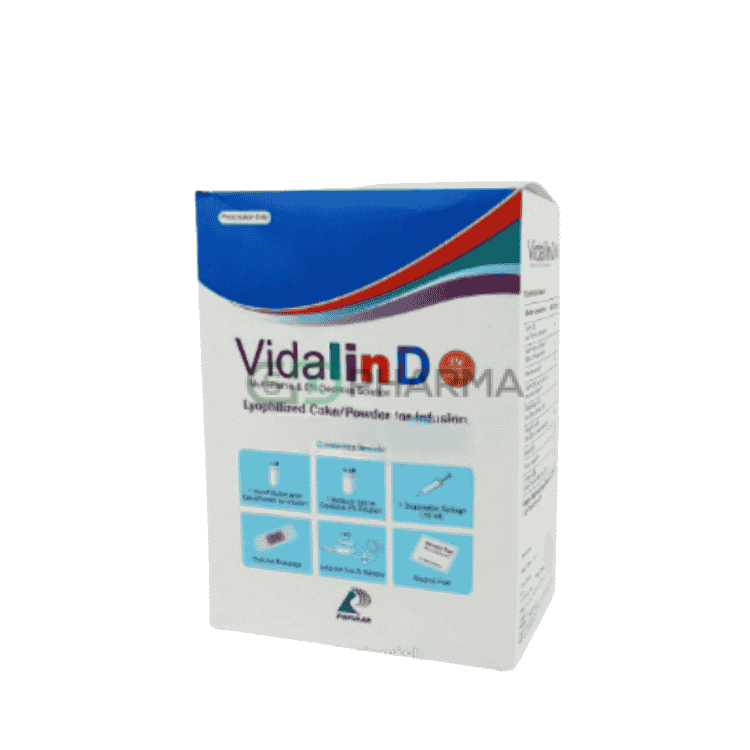 Vidalin D Injection (Multivitamin [water soluble] + 5% Dextrose)