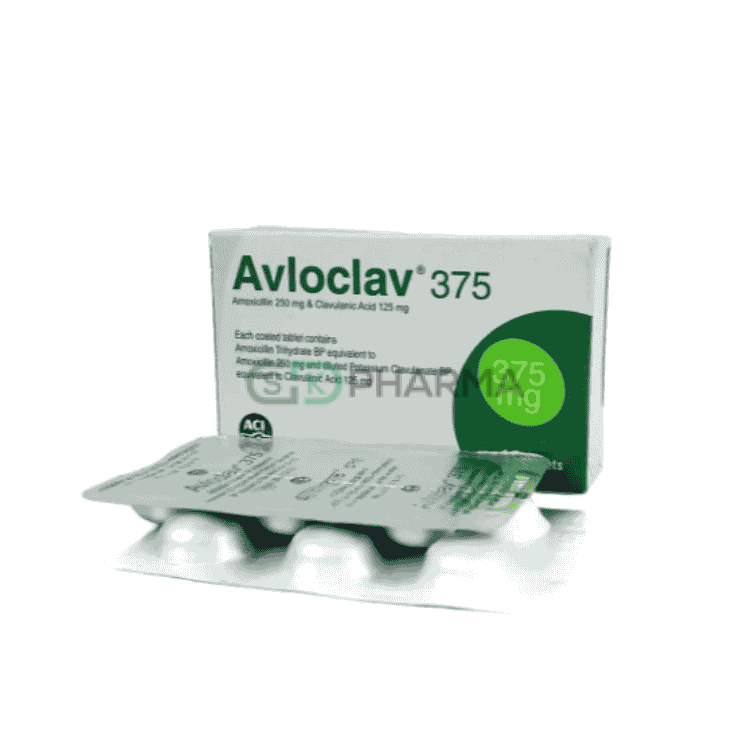 Avloclav Tablet 250 mg+125 mg (Amoxicillin + Clavulanic Acid)
