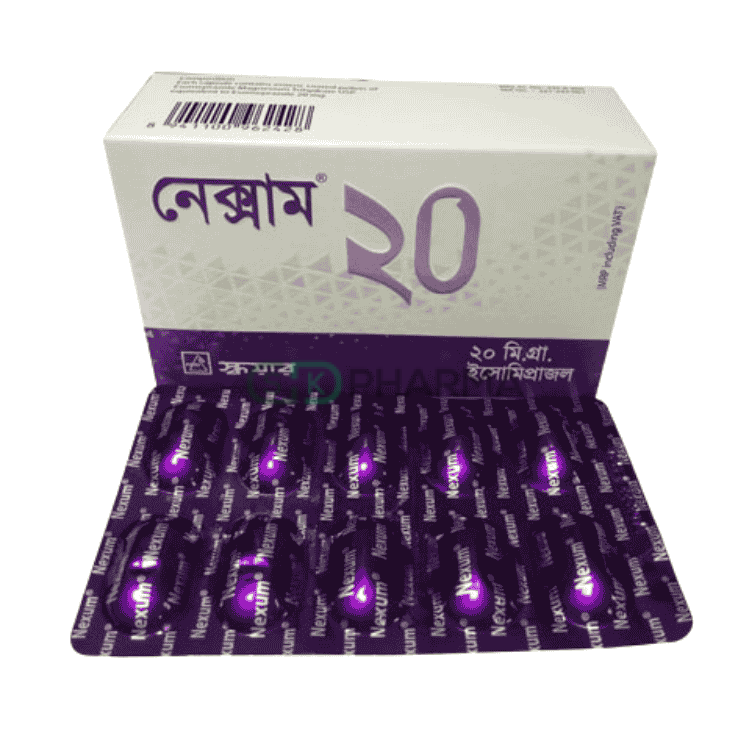 Nexum Capsule 20 mg (Esomeprazole)