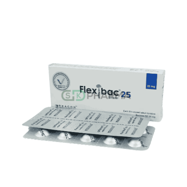 Flexibac Tablet 25 mg (Baclofen)