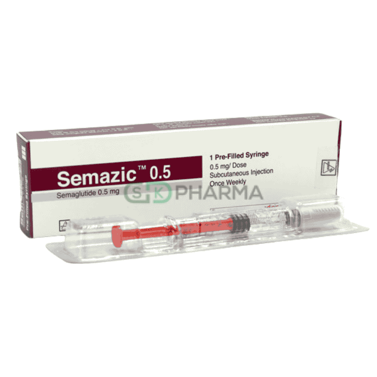 Semazic Injection 0.5 mg/0.375 ml (Semaglutide)
