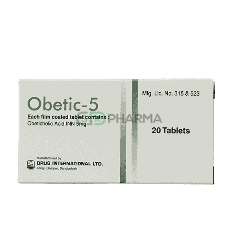 Obetic Tablet 5 mg (Obeticholic Acid)