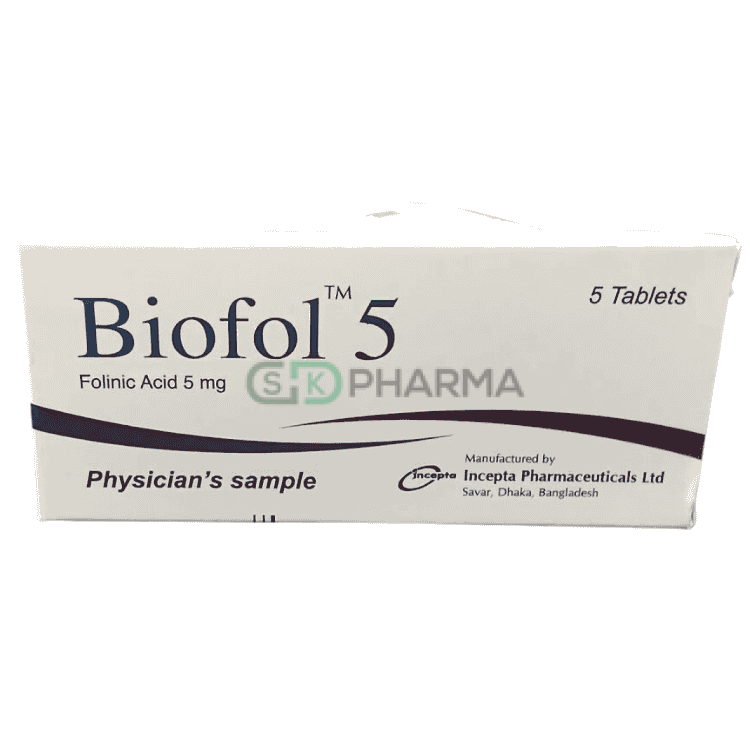 Biofol Tablet 5 mg (Folinic Acid)