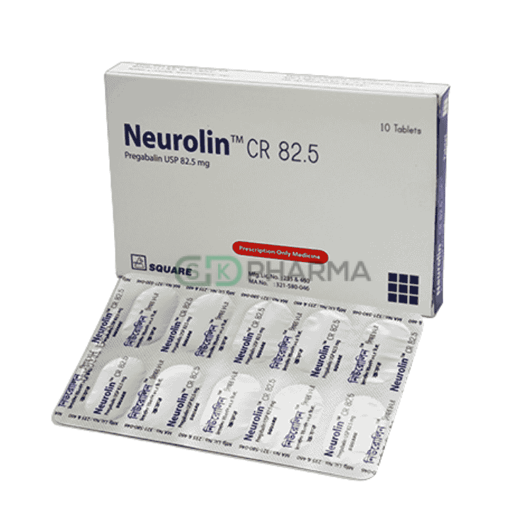 Neurolin CR Tablet 82.5 mg (Pregabalin)