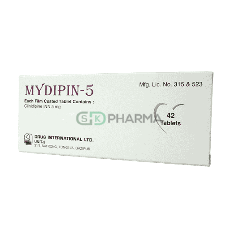 Mydipin Tablet 5 mg (Cilnidipine)