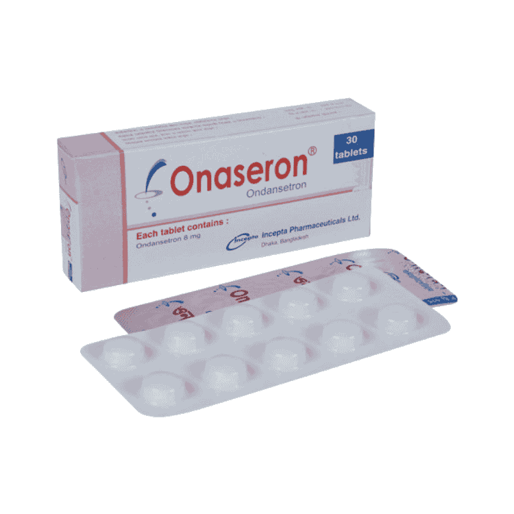 Onaseron Tablet 8 mg (Ondansetron)